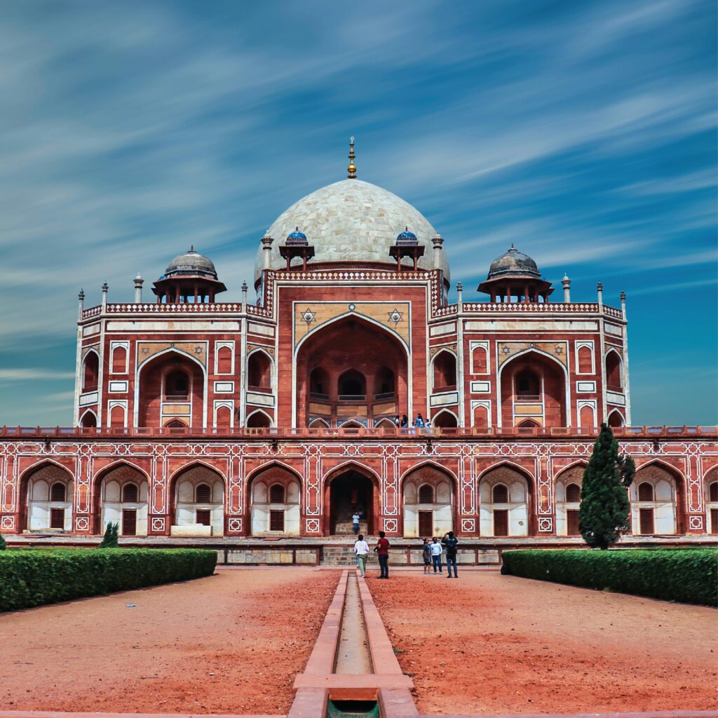 Explore the historical beauty of Humayun's Tomb in New Delhi, India, a UNESCO World Heritage site.
